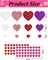 Mother’s Day Card Making Heart Foam Stickers & Gems Set – 272PCS Self-Adhesive DIY Craft Hearts for Greeting Cards, Scrapbooking, Classroom & Party Decorations